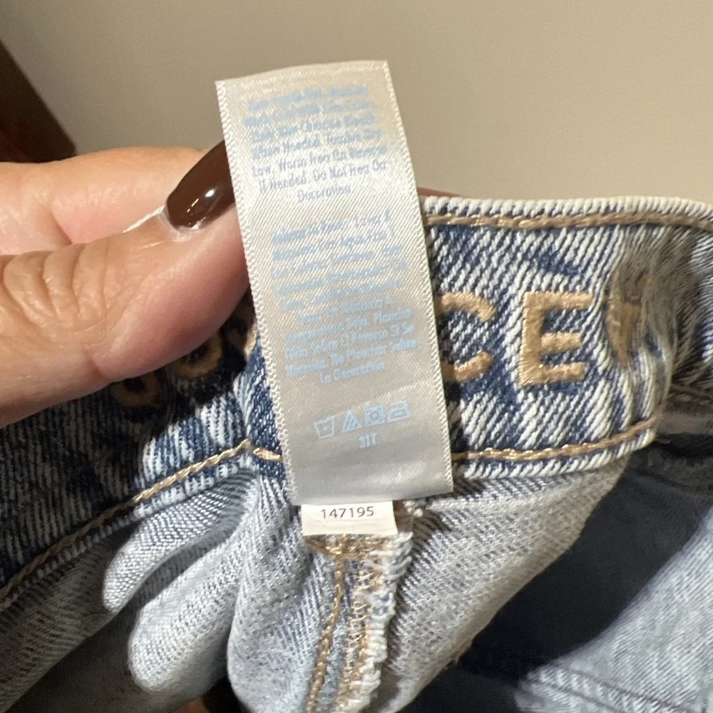 The Powerpuff Girls Justice Jeans Girls Sz 7 Easy Fit Acid Wash Mom Cargo‎ EUC